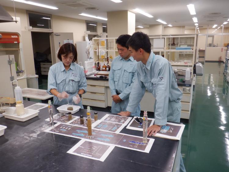 県内でも最大規模の水処理施設にて多岐にわたる業務を学びました。